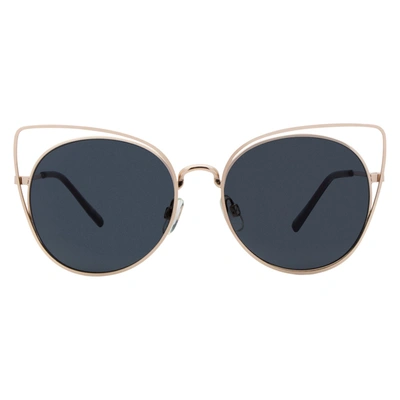 Shop Lucky Brand Buttefly Sunglasses Harlan Gold 54mm In Blue