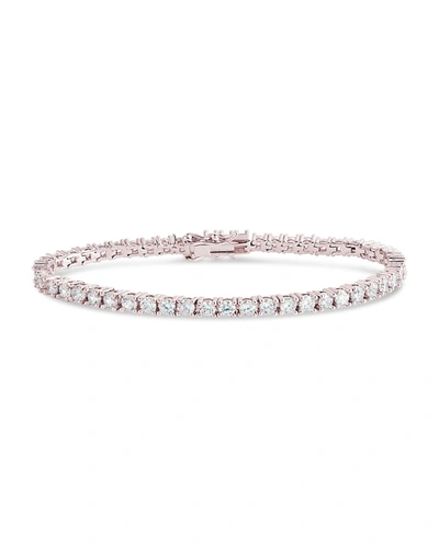 Shop Sterling Forever Classic Cz Tennis Bracelet In Silver