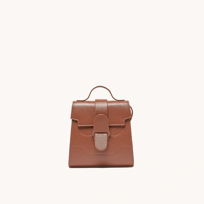 Senreve Alunna Bag, Vegan Saffiano in Brown