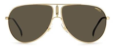 Shop Carrera Gipsy65 70 0aoz Aviator Sunglasses In Green
