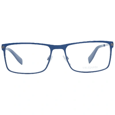 Shop Trussardi Men Optical Men's Frames In Blue