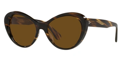Shop Oliver Peoples Women's 55mm Sunglasses In Brown