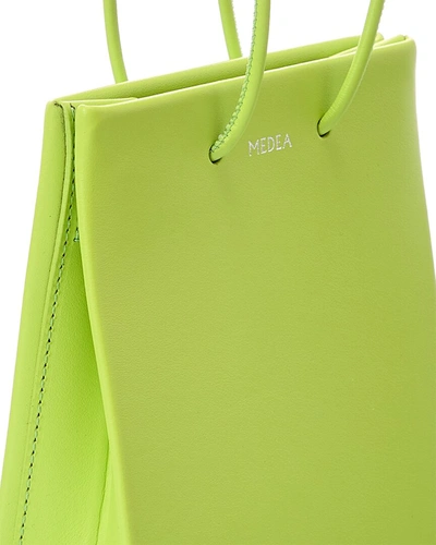 Shop Medea Leather Crossbody In Green