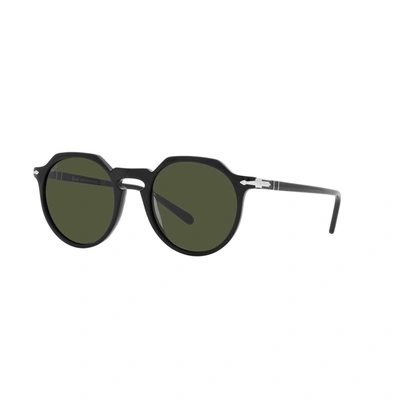 Shop Persol Po 3281s 95/31 50mm Unisex Phantos Sunglasses In Green