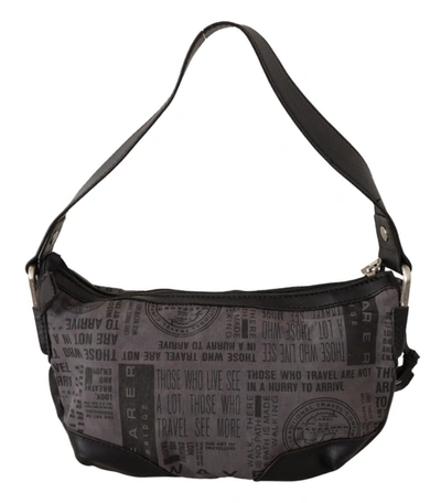 Shop Wayfarer Printed Handwomen's Shoulder Purse Fabric Women's Bag In Black
