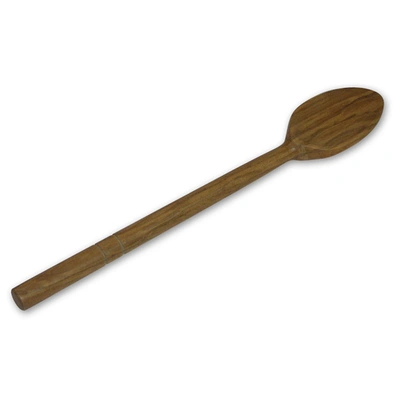 Berard Handcrafted Olive Wood 10 Inch Cooks Spoon In Brown
