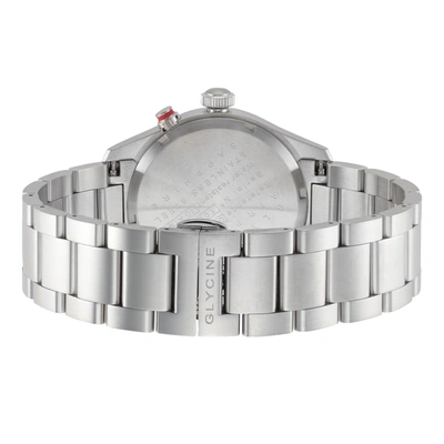 Shop Glycine Men's Airpilot Dual Time 44 44mm Quartz Watch In Silver
