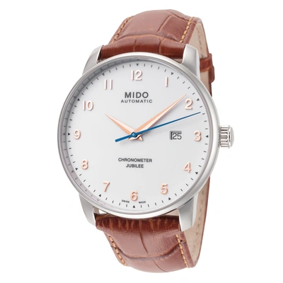 Shop Mido Men's Baroncelli Jubilee 42mm Automatic Watch In Gold