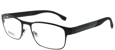 Shop Hugo Boss Boss Boss 0881 Rectangular Eyeglasses In White