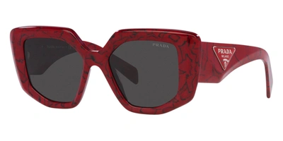 Shop Prada Women's 50mm Sunglasses In Red