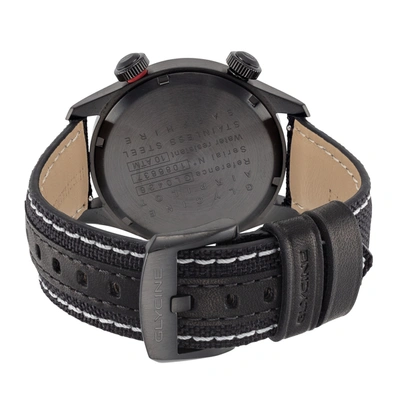 Shop Glycine Men's Airpilot Gmt 44 44mm Quartz Watch In Black