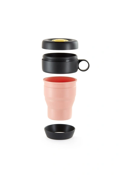 Lekue Mug To Go Reusable Travel Mug, 11.8 Ounce In Pink