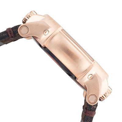 Shop Ct Scuderia Men's Due Tempi 44mm Quartz Watch In Gold