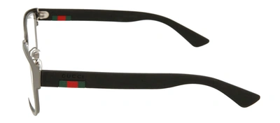 Shop Gucci Gg0175o-30001717001 Square/rectangle Eyeglasses In White
