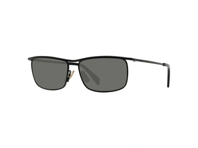 Shop Celine Cl40099u Rectangle Sunglasses In Grey