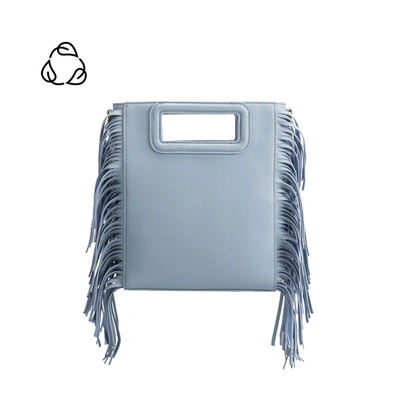 Shop Melie Bianco Jamie Sky Recycled Vegan Crossbody Bag In Blue