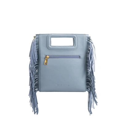 Shop Melie Bianco Jamie Sky Recycled Vegan Crossbody Bag In Blue