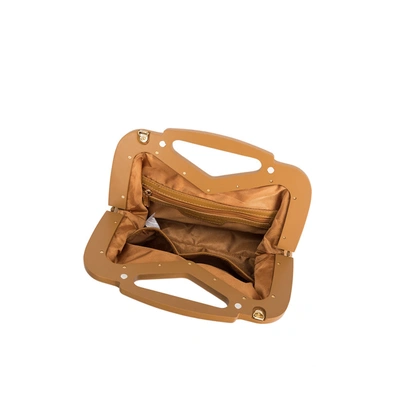 Shop Melie Bianco Angie Tan Small Crossbody Bag In Beige