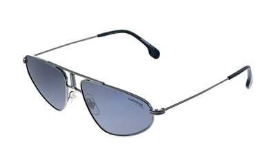 Carrera Ca Carr A102 Black Metal Pilot Sunglasses Grey Lens In Multi