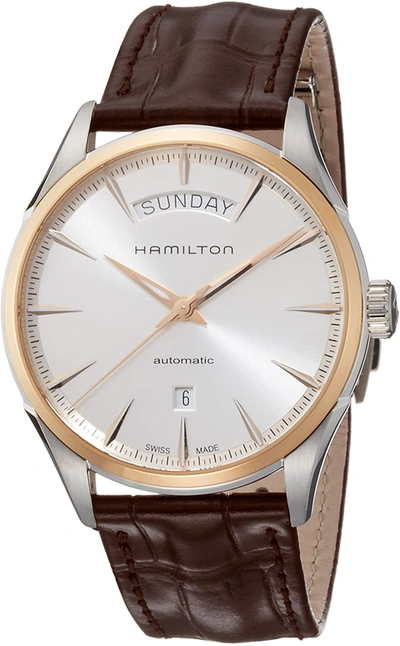Shop Hamilton Men's Jazzmaster 42mm Automatic Watch In Gold