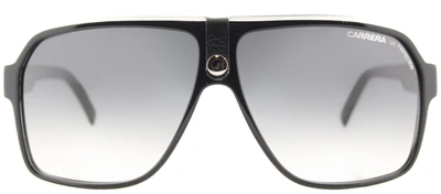 Shop Carrera 33 8v6 9o Aviator Sunglasses In Grey