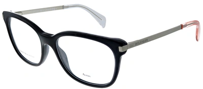 Shop Tommy Hilfiger Th 1381 Square Eyeglasses In White