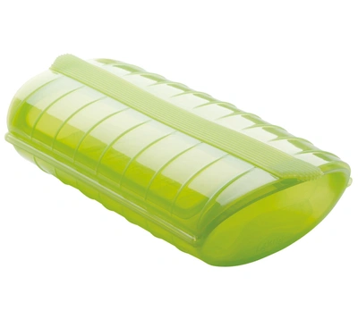 Lekue 3-4 Person Steam Case With Draining Tray In Green