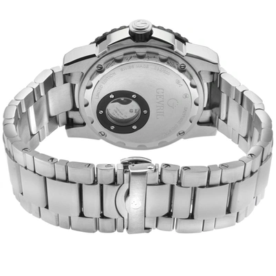 Shop Gevril Seacloud Men's Watch Blue Dial Stainless Steel Bracelet