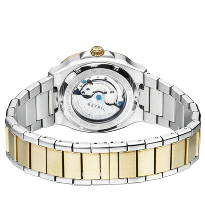 Shop Gv2 Automatic Potente Men's Watch White Dial Two Tone Gold Bracelet