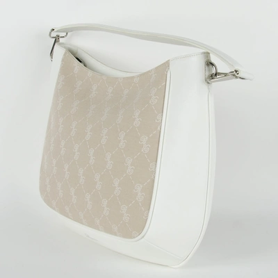 Shop Blumarine Cotton Women's Handbag In White