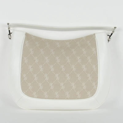 Shop Blumarine Cotton Women's Handbag In White