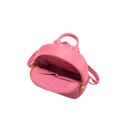 Shop Melie Bianco Louise Pink Recycled Vegan Backpack