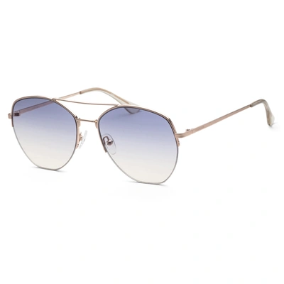 Shop Calvin Klein Men's Fashion 57mm Sunglasses In Gold