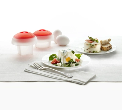 Lekue Ovo Cylinder Clear Egg Cooker Poacher In Multi