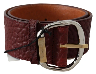 Shop Gf Ferre' Wide Leather Waist Women's Belt In Brown