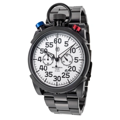 Shop Ct Scuderia Men's Corsa 44mm Quartz Watch In Black