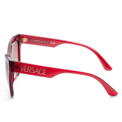 Shop Versace Women's Fashion 56mm Sunglasses In Red