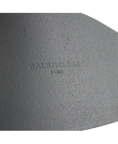 Shop Balenciaga Women's Linoleum Wide Belt In Black