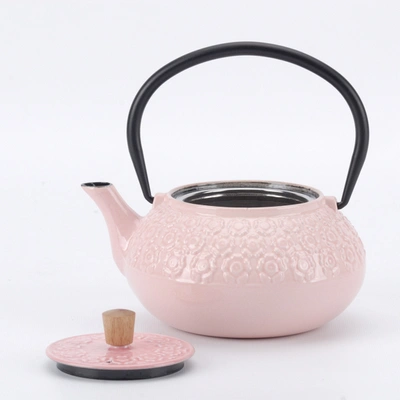 Minimal Enameled Cast Iron Teapot - Classic In Multi