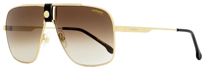 Shop Carrera Men's Navigator Sunglasses Ca1018/s J5gha Gold/black 63mm In Beige