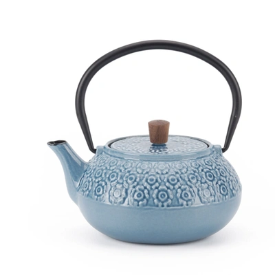 Shop Minimal Enameled Cast Iron Teapot - Sakura In Multi