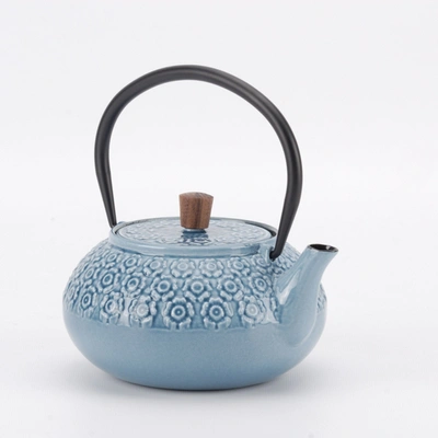 Minimal Enameled Cast Iron Teapot - Classic In Multi