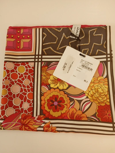 Ferragamo Salvatore  Women's 707753 Print Silk Scarf In Multi