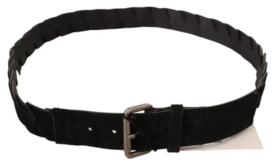 Shop Gf Ferre' Wx Tone Buckle Waist Men's Belt In Black