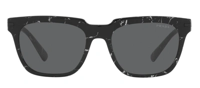 Shop Prada Pr 04ys 05w731 Wayfarer Sunglasses In Grey