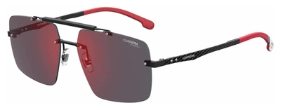 Shop Carrera Ca8034se Ao 0003 Rectangular Sunglasses In Red