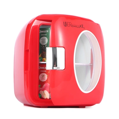 Shop Uber Appliance Uber Chill Personal And Portable Mini Cooler And Warmer - 12 Can/9l In Red