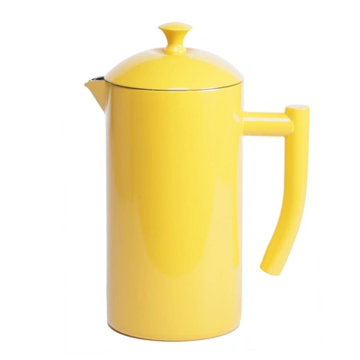 Shop Frieling Double-walled Stainless Steel French Press Coffee Maker, 34 Fl oz In Yellow