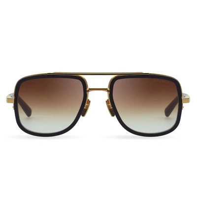 Dita Mach-s Dts412-a-01 Navigator Sunglasses In Brown