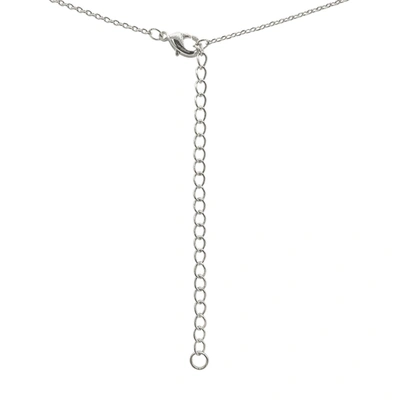 Adornia Fine Sterling Silver Birthstone Halo Pendant Necklace In Multi